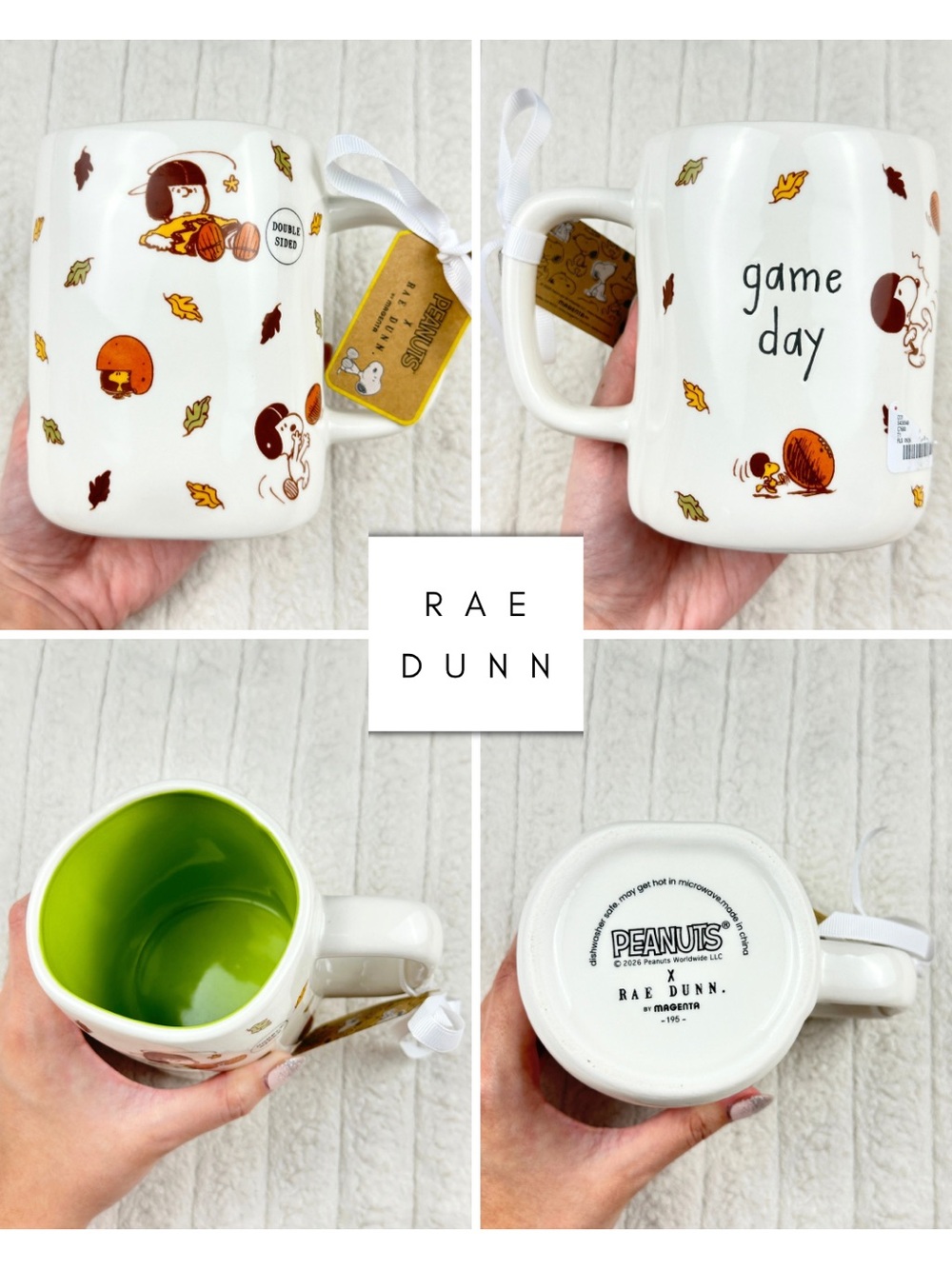 Rae Dunn Peanuts Snoopy Mug